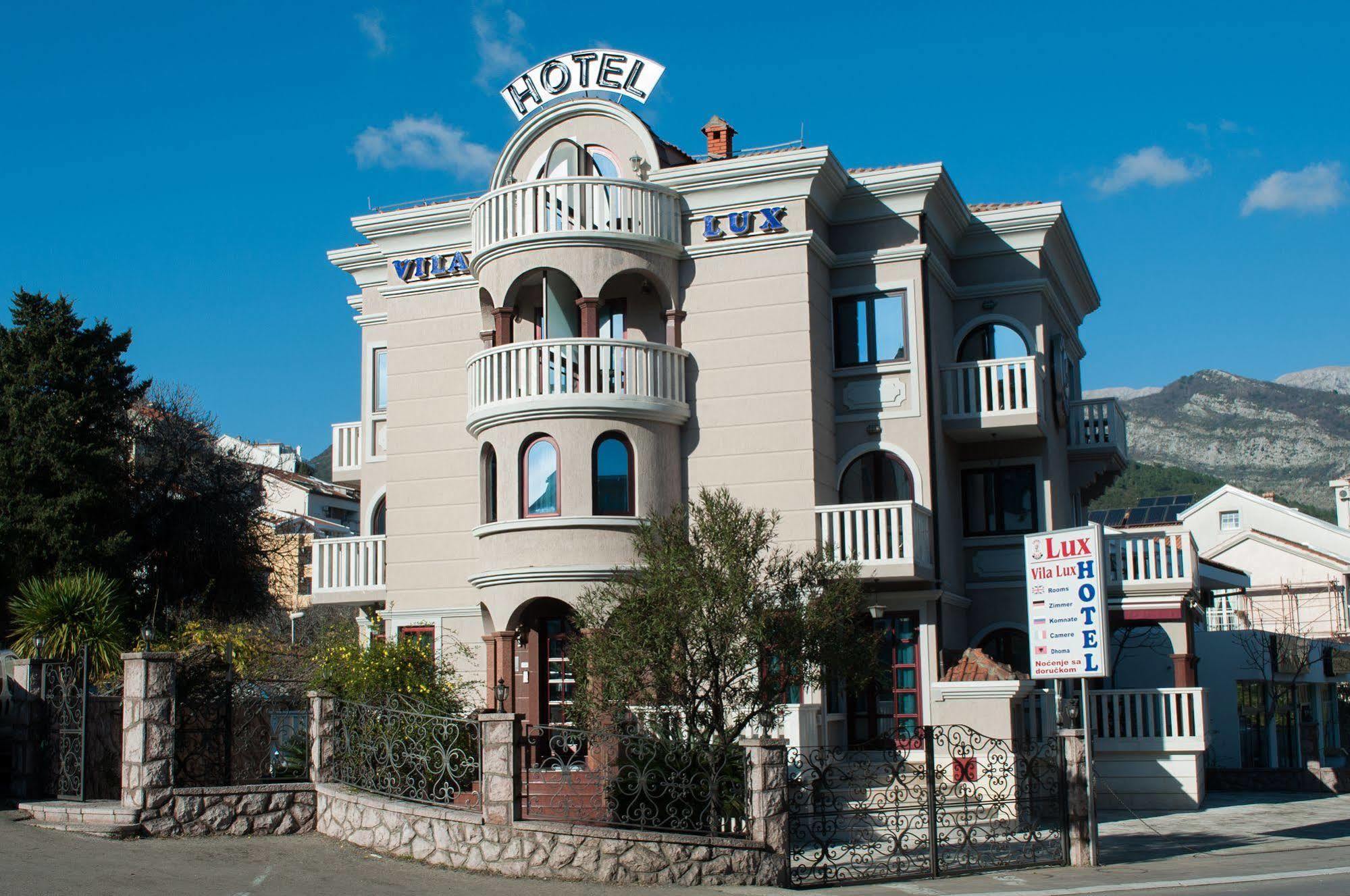 Hotel Vila Lux Budva Ngoại thất bức ảnh